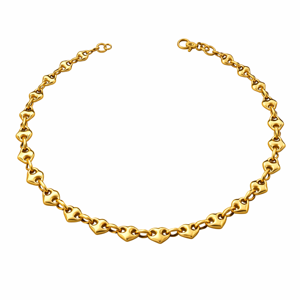 ALYA - Herzförmige Choker Halskette