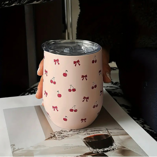 Thermosflasche aus Edelstahl - Cherry